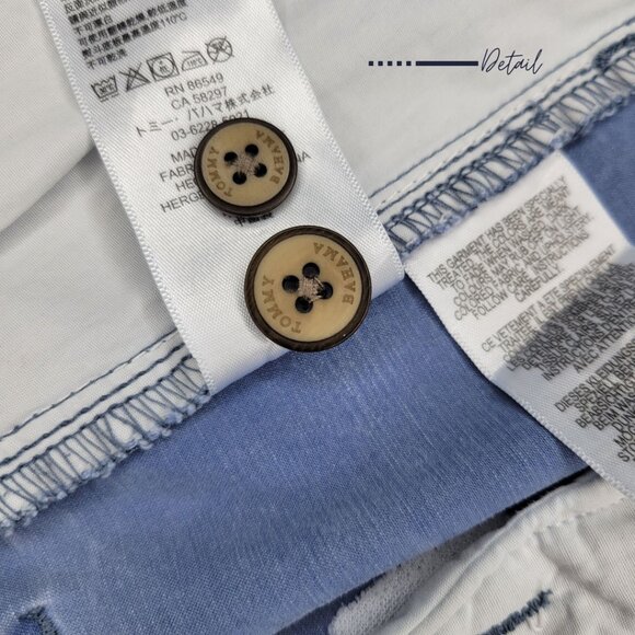 DOCKSIDE BLUE FLAT FRONT TOMMY BAHAMA SHORT FOR MEN SIZE 40 - Picture 8 of 9